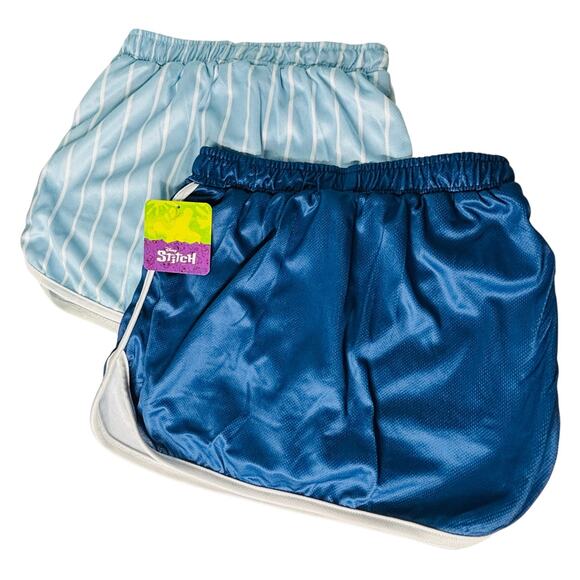 Disney Stitch Skort Set Navy Blue and Light Blue Size 6 - Picture 6 of 9